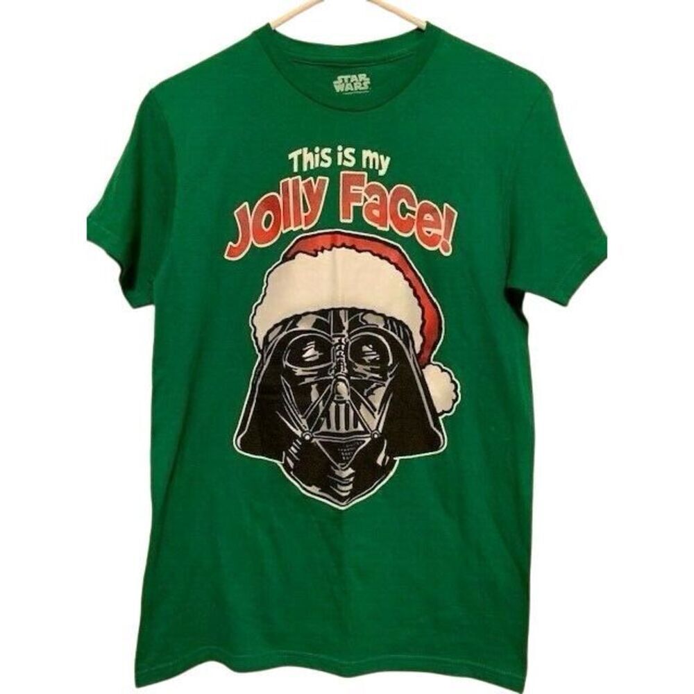 STAR WARS DARTH VADER THIS IS MY JOLLY FACE SIZE SMALL T-SHIRT